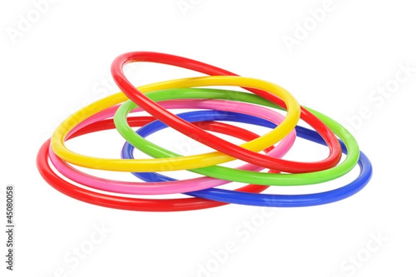 Obraz Multicolor Plastic Bangles
