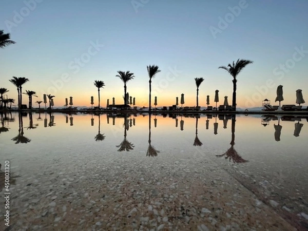 Obraz sunset on the beach