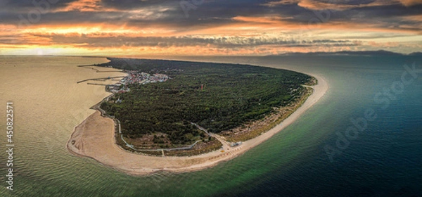 Obraz Hel panorama zachód