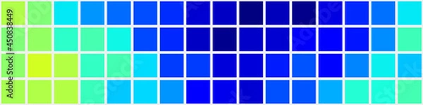 Obraz Color Pixels Cloud Abstract Computational Generative Art background illustration