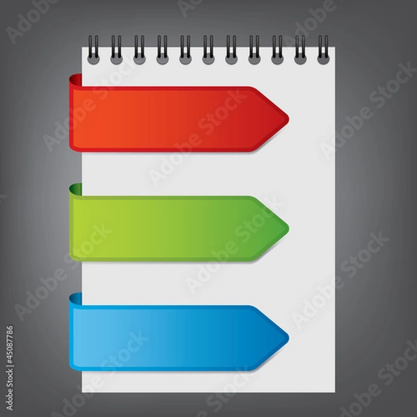 Fototapeta vector colorful banners, labels