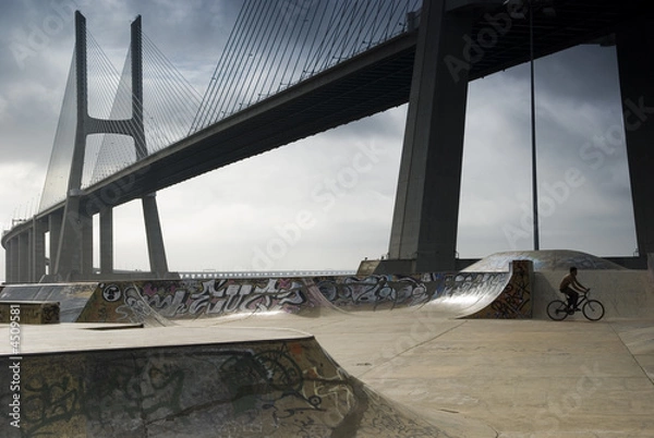 Fototapeta Vasco Da Gama Bridge, Lisbon