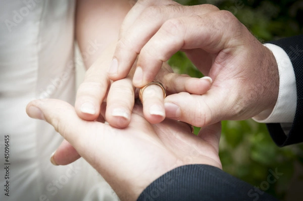 Obraz Scambio degli anelli