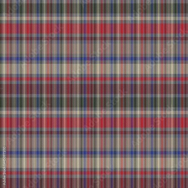 Obraz Brown Asymmetric Plaid textured Seamless Pattern