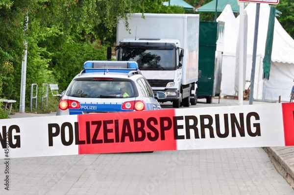 Obraz Cordon policyjny