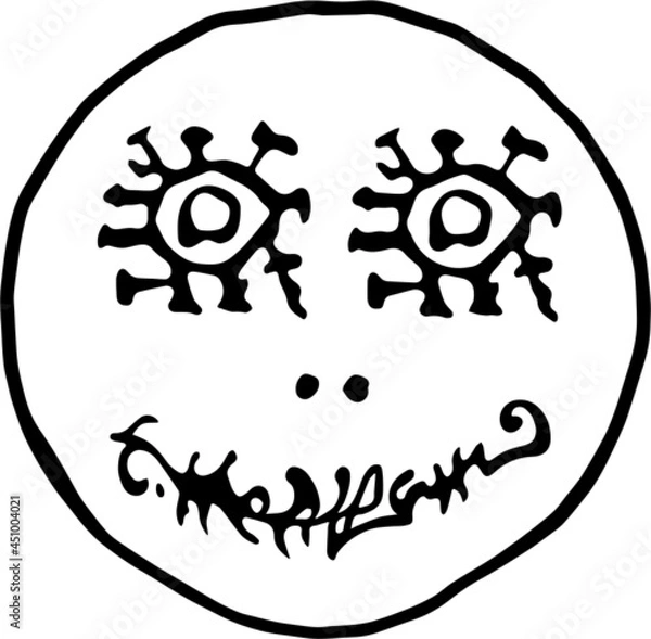 Obraz illustration of a Fantasy Face 