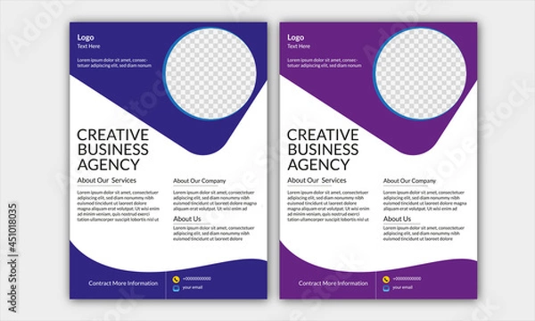 Obraz Creative Professional Business Flyer Design