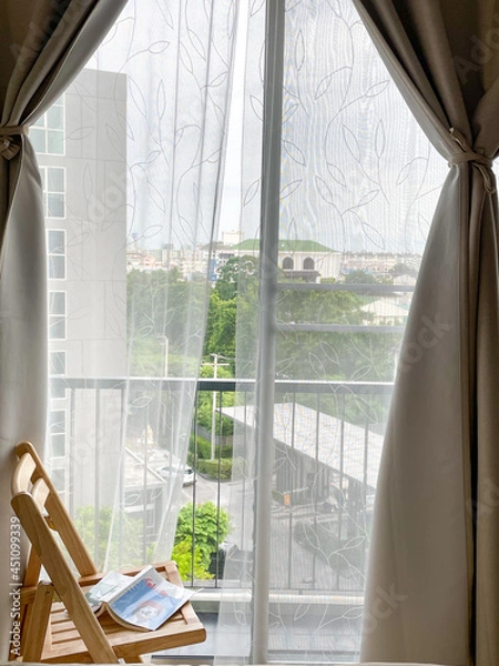 Obraz window with curtains