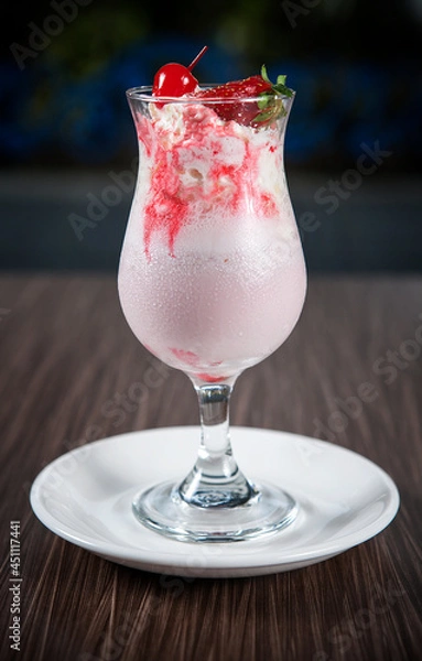 Obraz strawberry ice cream