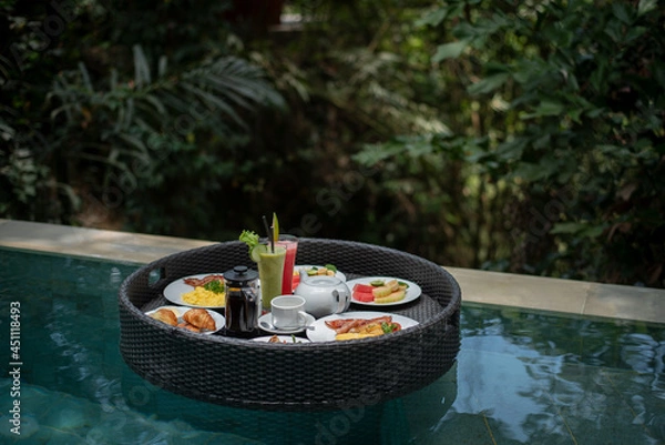 Fototapeta floating breakfast