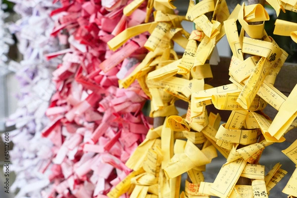 Obraz 神社のおみくじ