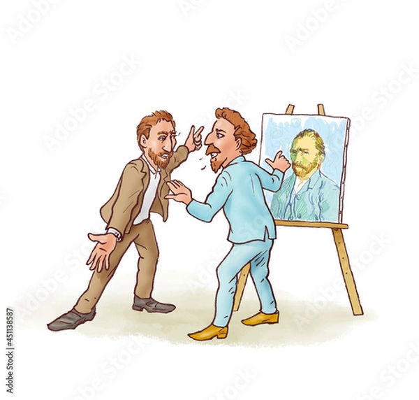 Obraz Story of Vincent Van Gogh