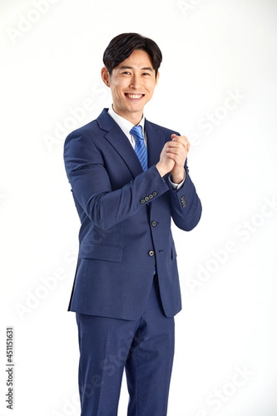 Obraz 자신감 자득한 20대의 청년 직장인