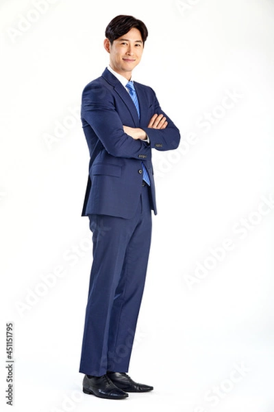 Obraz 자신감 자득한 20대의 청년 직장인