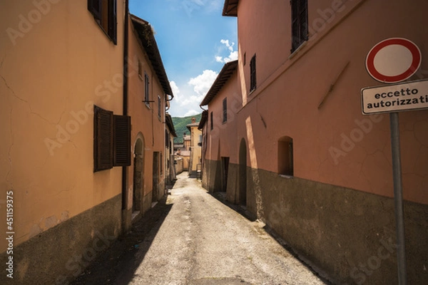 Obraz Interesting view of the street of Norcia, Umbria