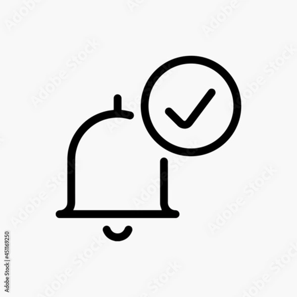 Obraz verified notification vector icon