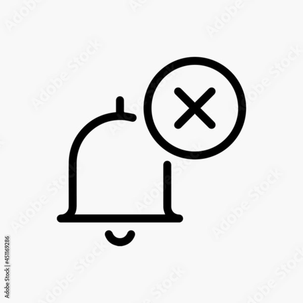 Obraz close notification vector icon