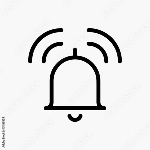 Obraz notification buzzer vector icon