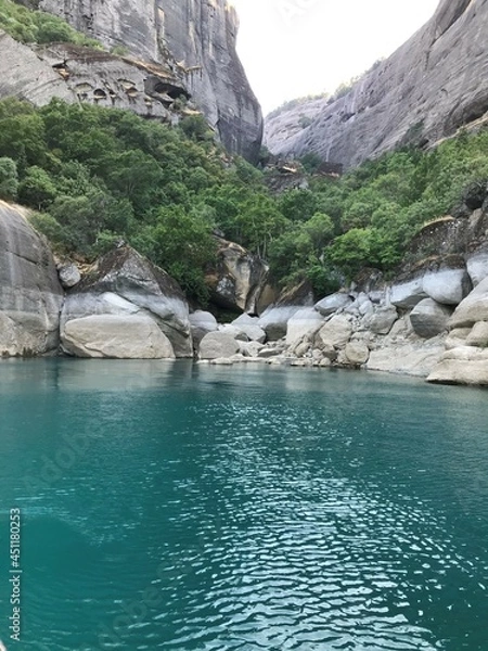 Obraz Nature, Mountain, Dam, Lake