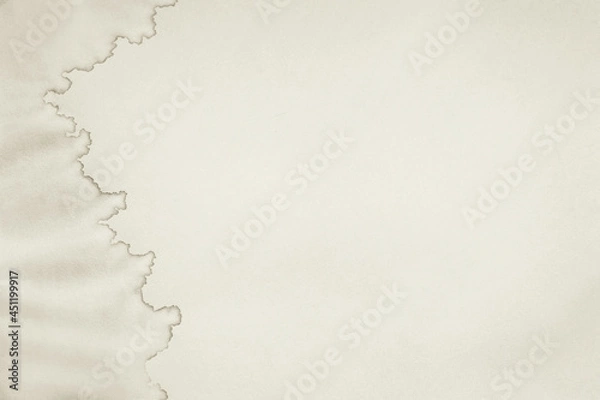 Fototapeta Wet stained paper background. Paper texture with water stains