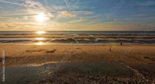 Obraz Coucher de soleil - Cran d'Escalles