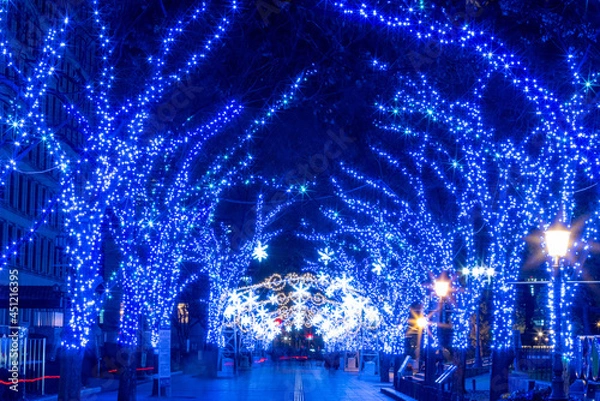 Obraz 大阪・淀屋橋のイルミネーション