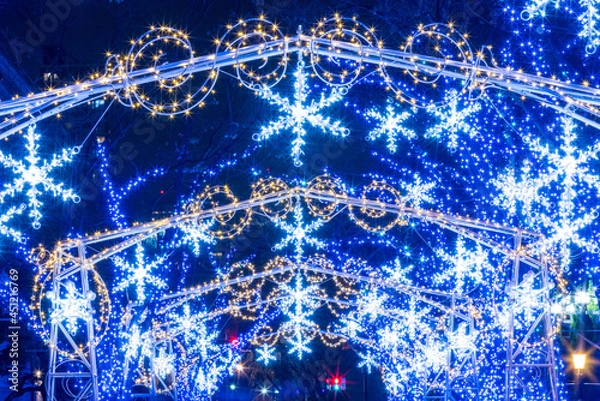 Obraz 大阪・淀屋橋のイルミネーション