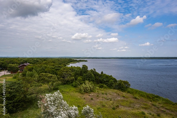 Fototapeta ウトナイ湖展望台