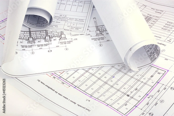 Fototapeta Drawings projects