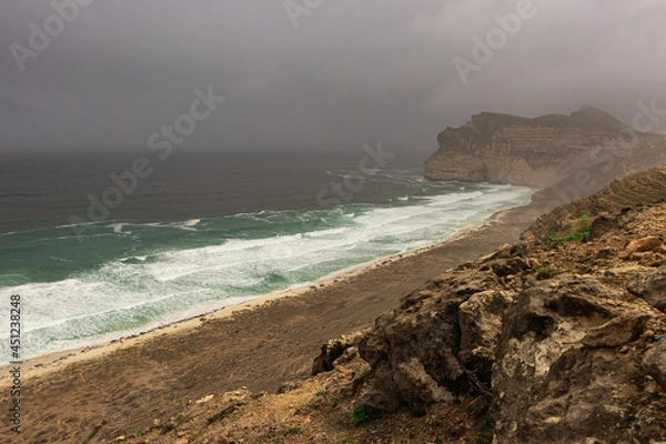 Obraz salalah beach, beautiful view