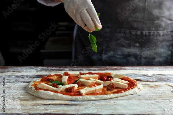 Obraz Preparing Pizza