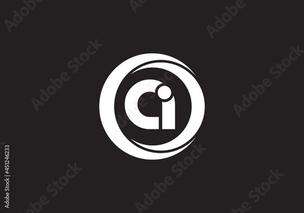 Fototapeta this is a creative latter AI logo design