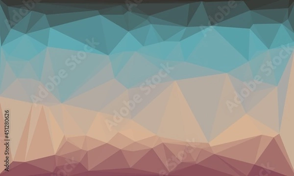 Fototapeta vibrant minimal multicolored polygonal background