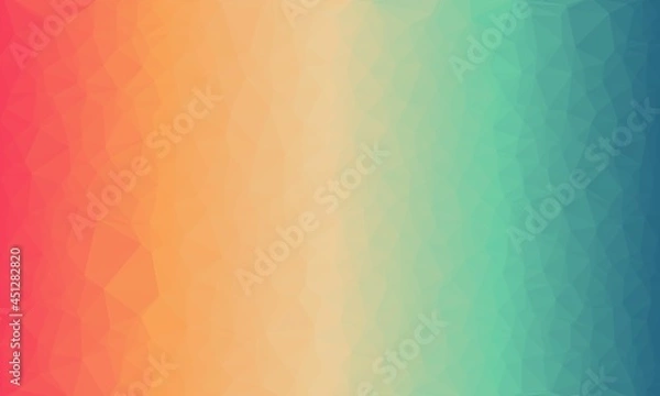 Fototapeta vibrant abstract colorful polygonal background