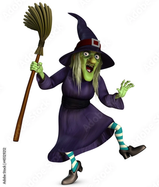 Obraz beldame with broom