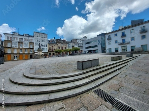 Obraz view of the city of the city