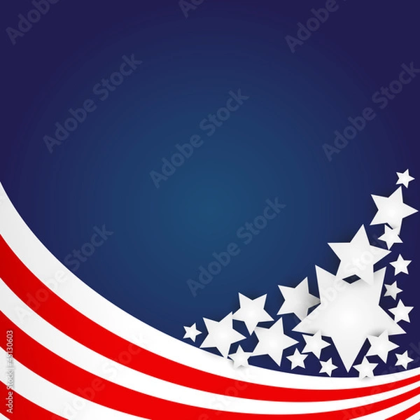 Obraz American Flag Design
