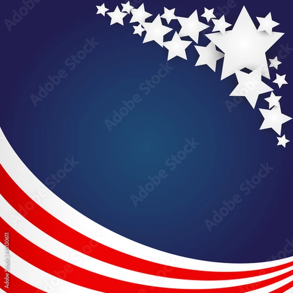 Fototapeta American Flag Design