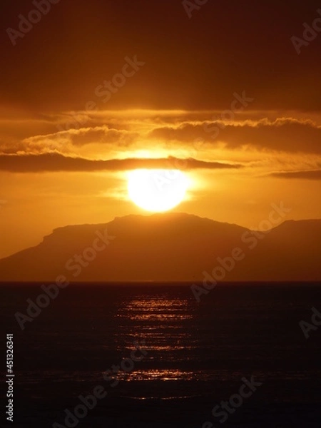 Obraz sunset over the sea