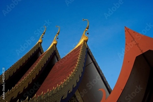 Obraz chinese architecture for buddhist temple 