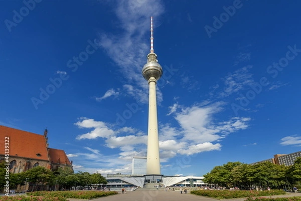 Fototapeta Fernsehturm, Berlin