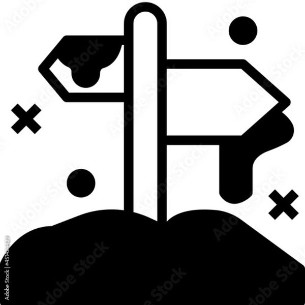 Obraz direction glyph icon