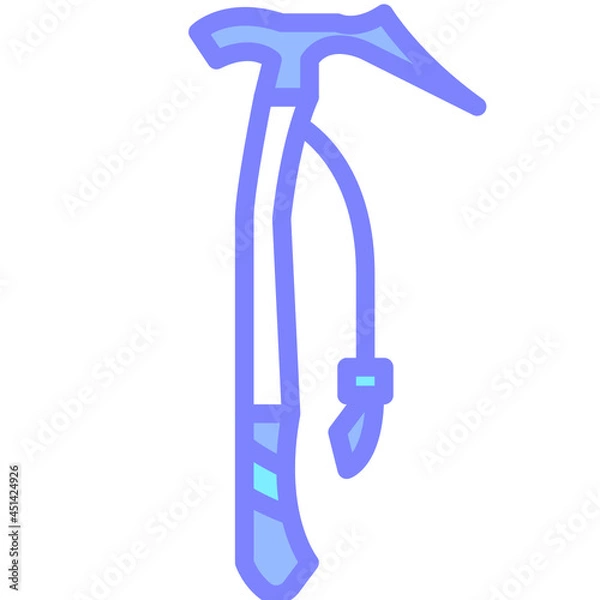 Obraz axe gradient icon