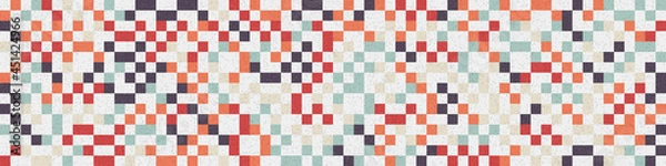 Fototapeta Abstract Geometric Pattern generative computational art illustration