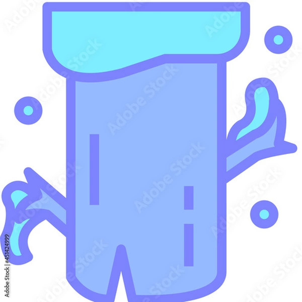 Obraz log gradient icon