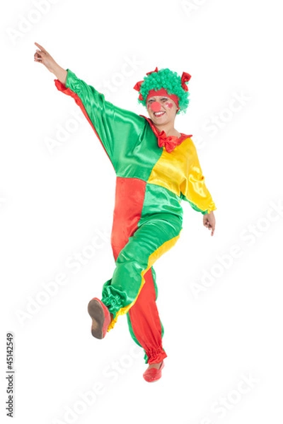 Fototapeta cheerful clown