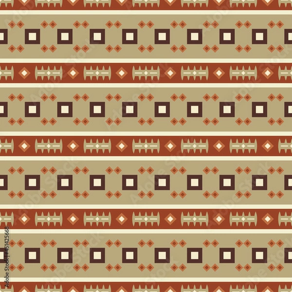 Fototapeta seamless ethnic pattern design abstract