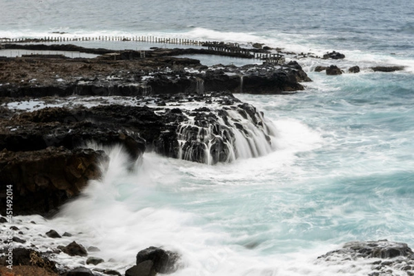Obraz Piscinas con cascadas