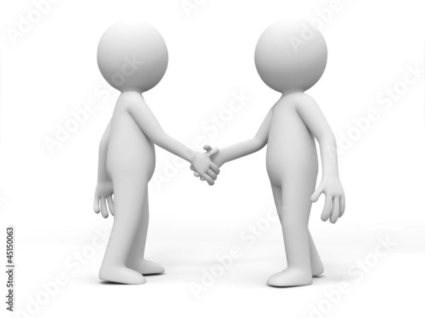 Obraz shaking hands