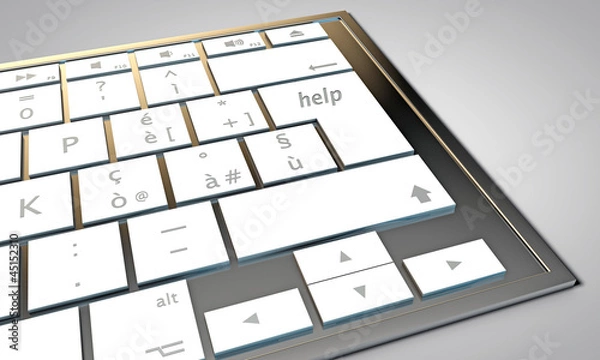 Fototapeta computer keyboard
